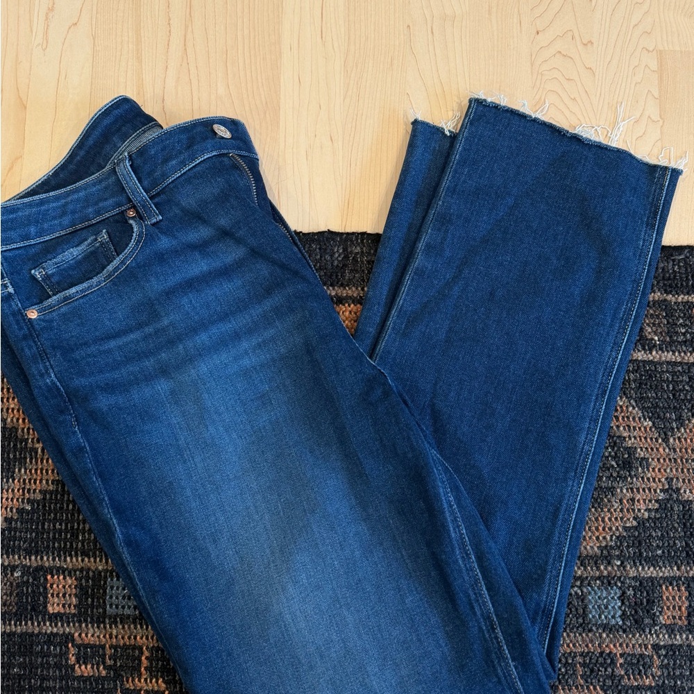 PAIGE Dark Blue Denim Jeans